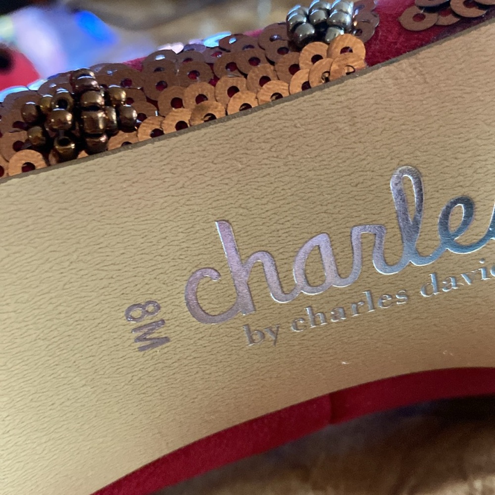 Red Heels - Charles David Sz 8M - Picture 9 of 11